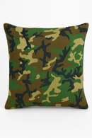 housses de coussin géométriques motif camouflage militaire décoratif