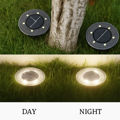 IP68 LED étanche extérieure énergie solaire lumière au sol contrôle de l'éclairage chemin pont lumières cour allée pelouse jardin décoration lampe - vue 3 sur 14