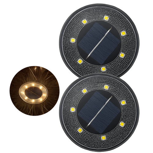 IP68 LED étanche extérieure énergie solaire lumière au sol contrôle de l'éclairage chemin pont lumières cour allée pelouse jardin décoration lampe - vue 13 sur 14
