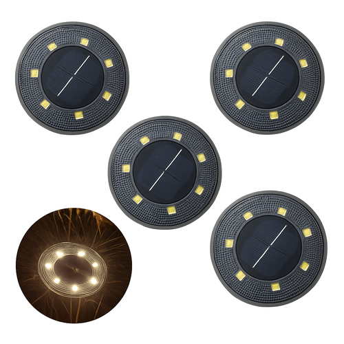 IP68 LED étanche extérieure énergie solaire lumière au sol contrôle de l'éclairage chemin pont lumières cour allée pelouse jardin décoration lampe - vue 15 sur 14