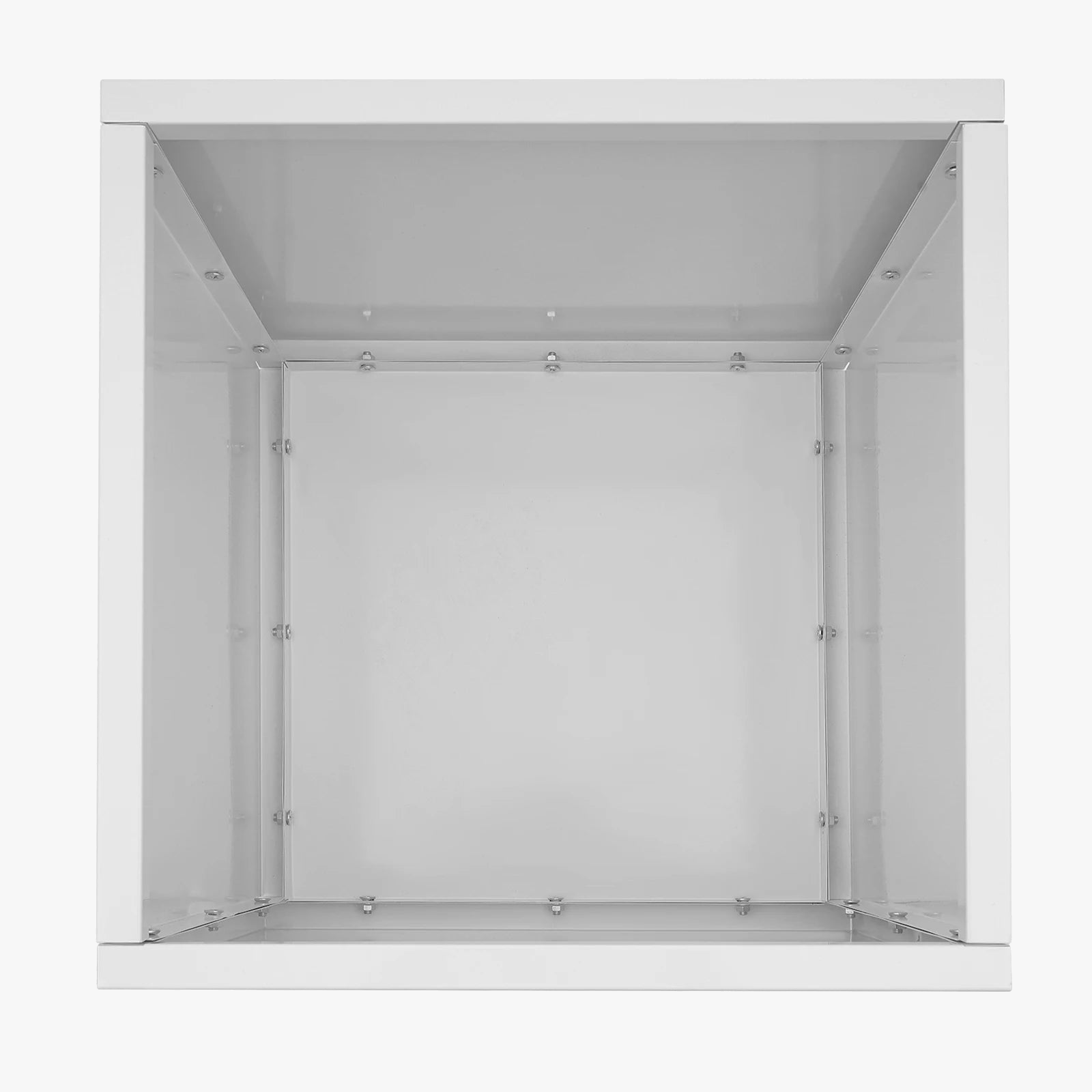 jardinière carrée en métal pour plantes intérieures et extérieures