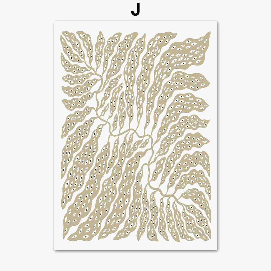 jupe fille ginkgo biloba art mural nordique décoration moderne