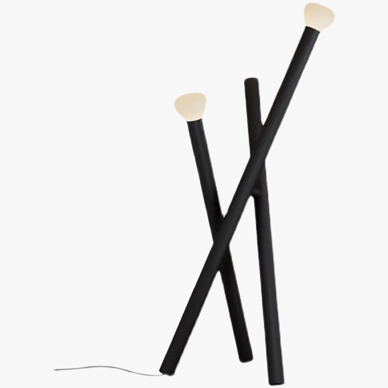 Lampadaire design batons croisés