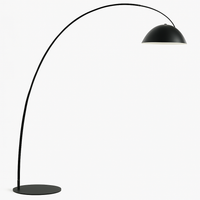 Lampadaire arc avec abat-jour moderne simple