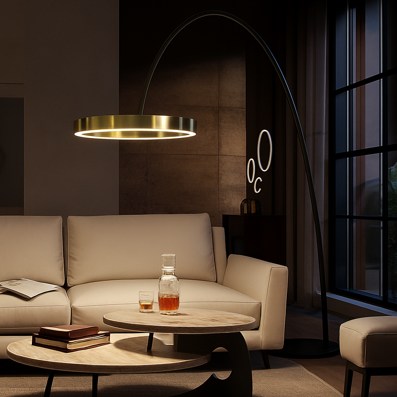 lampadaire design créatif pour intérieur moderne élégant