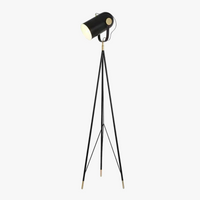 lampadaire design danois avec trépied nordique élégant