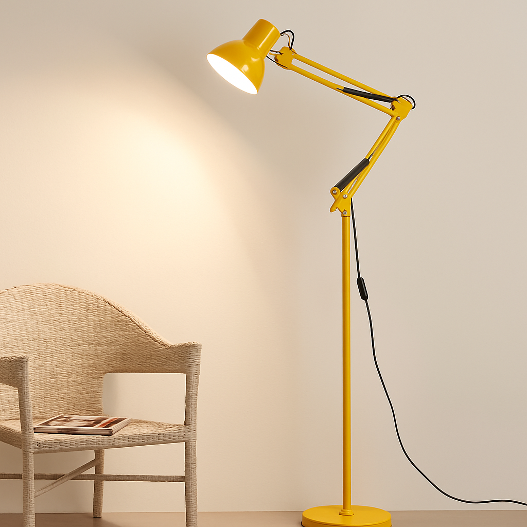 lampadaire led minimaliste moderne en fer forgé