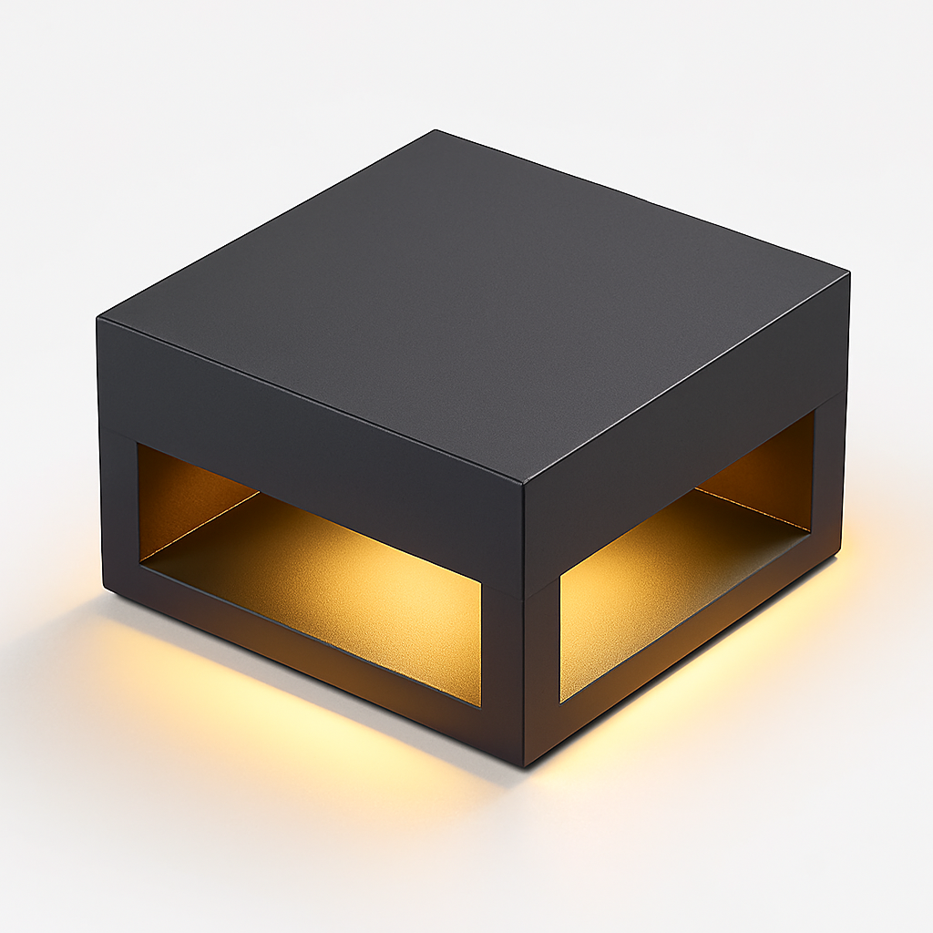 lampadaire moderne en inox pour jardin extérieur éclairage décoratif - vue 3 sur 7
