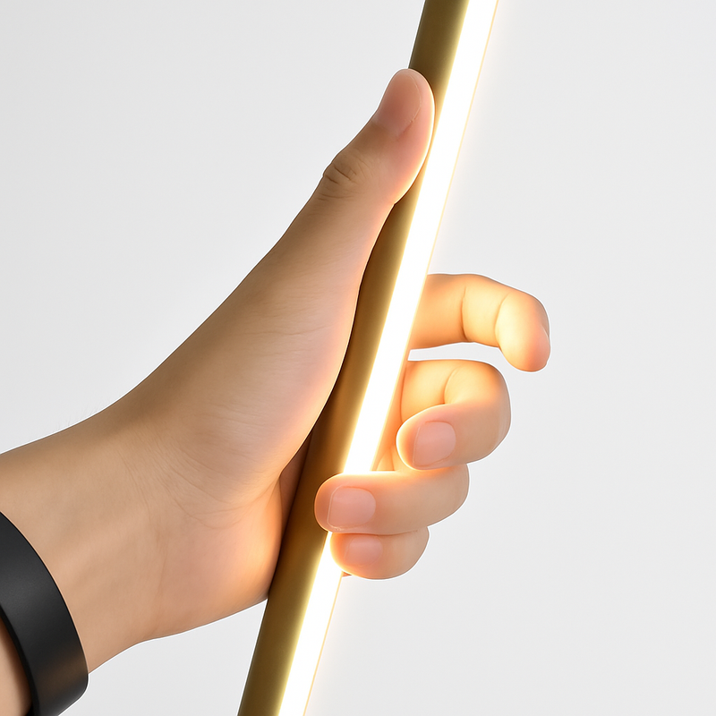 lampadaire moderne minimaliste à led pour intérieur élégant