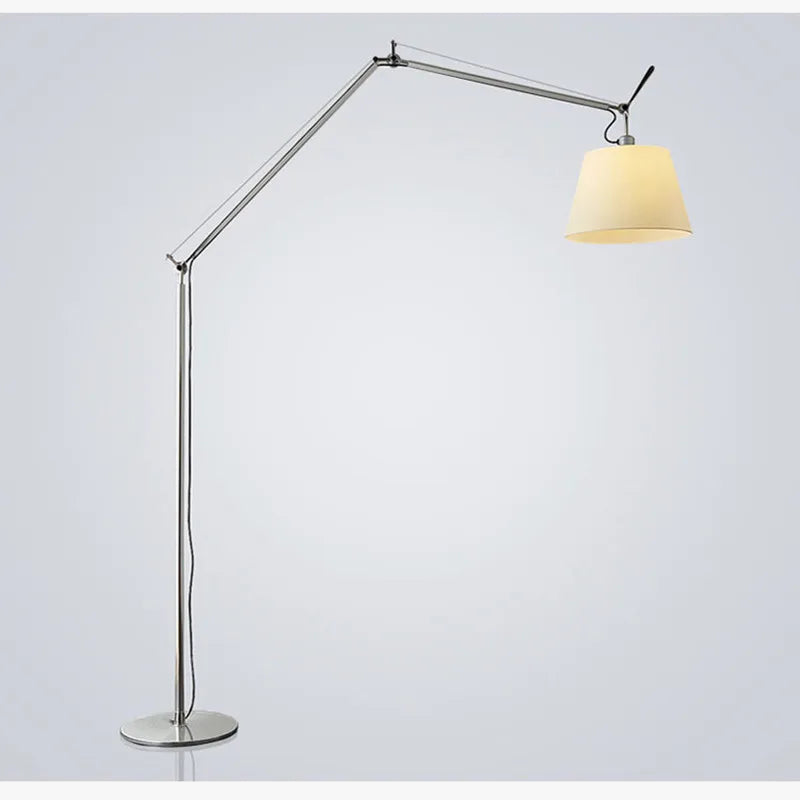 lampadaire nordique design bras pivotant minimaliste en métal pour intérieur