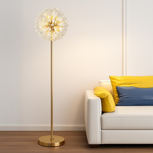 lampadaire pissenlit led pour décoration intérieure moderne - vue 3 sur 7