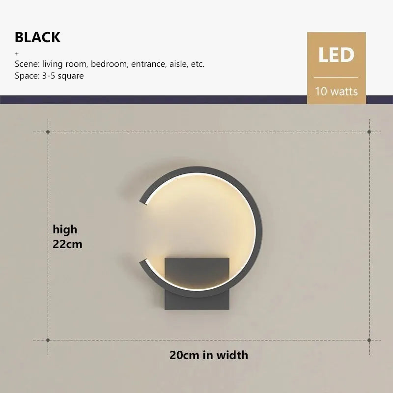 Aplique De Pared Boavista LED 3w Aluminio - Mantra