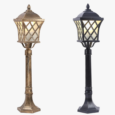 lampe colonne extérieure imperméable pour jardin et allée