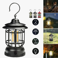 lampe de camping rétro rechargeable et étanche pour extérieur