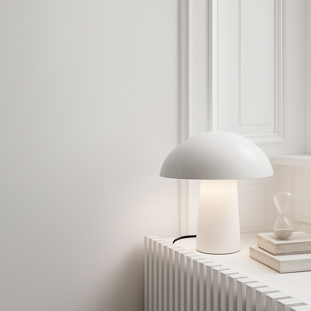 lampe de chevet nordique créative style moderne champignon LED - vue 5 sur 8