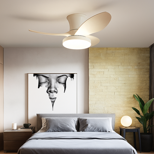 lampe de ventilateur nordique silencieuse et moderne pour restaurant - vue 4 sur 14