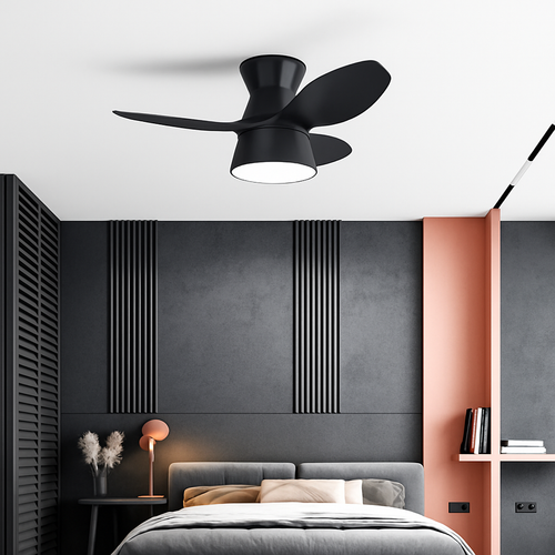 lampe de ventilateur nordique silencieuse et moderne pour restaurant - vue 7 sur 14