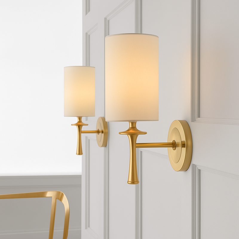 lampe en laiton américain rétro pour éclairage décoratif