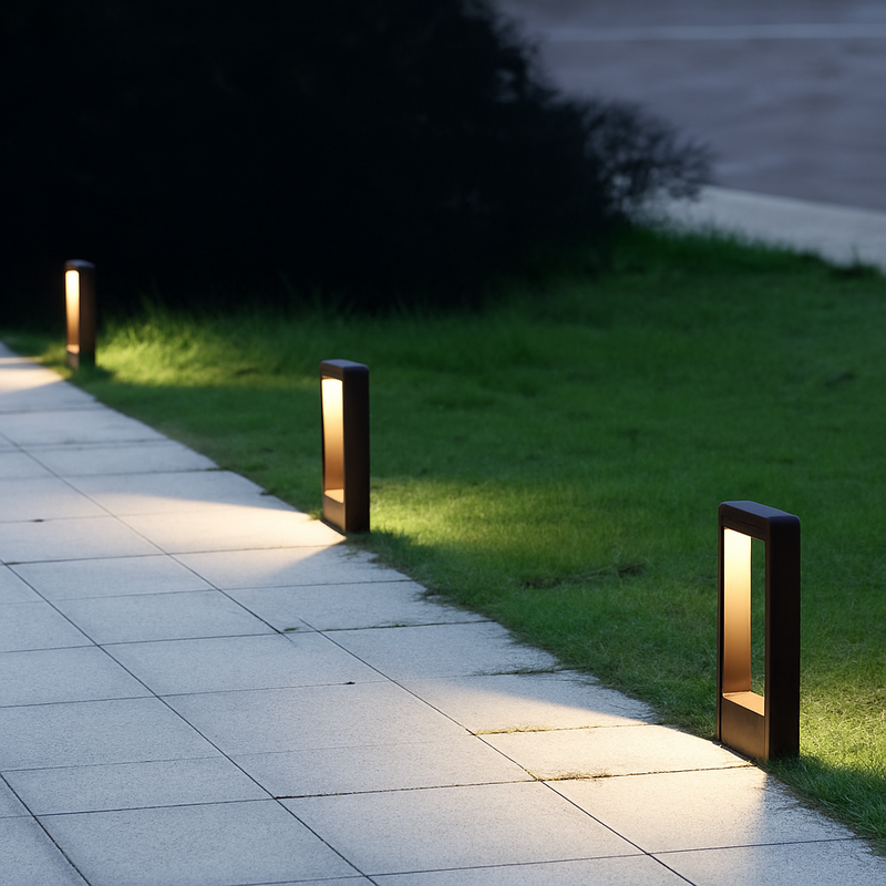 lampe IP68 étanche 15W LED jardin pelouse moderne en aluminium pilier lumière extérieure cour villa paysage pelouse bornes lumière