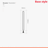 lampe LED extérieure ronde minimaliste pour jardin et allée