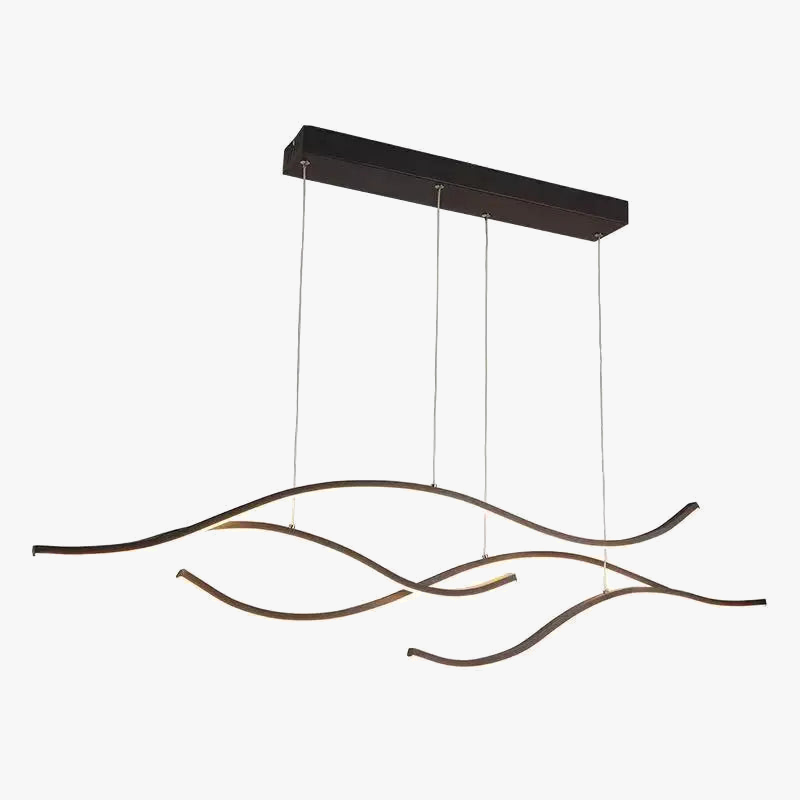 Lustre LED minimaliste moderne avec télécommande