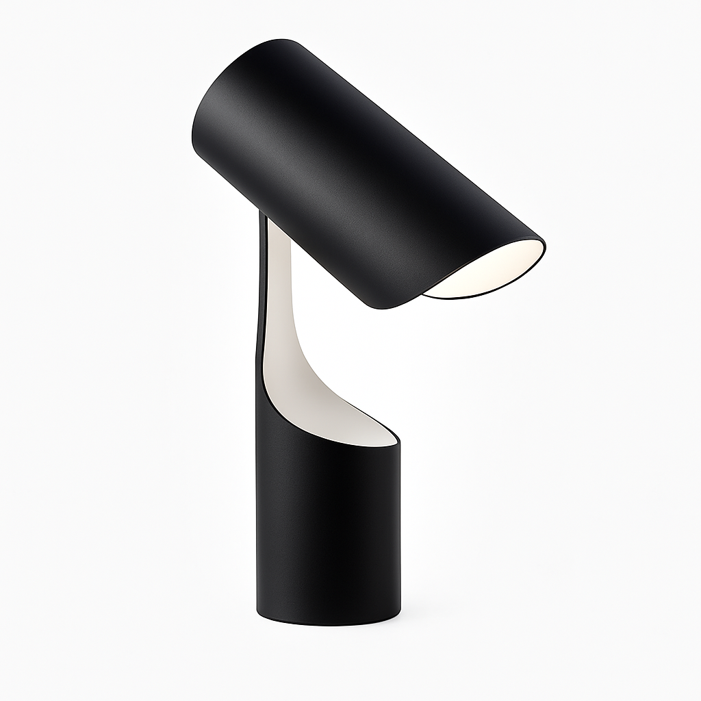 Lampe à poser design tube à LED