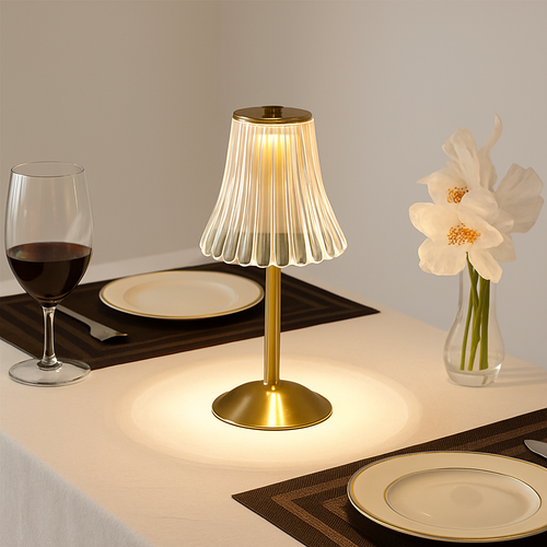 lampe à poser led tactile rechargeable sans fil pour lecture et détente - vue 5 sur 9