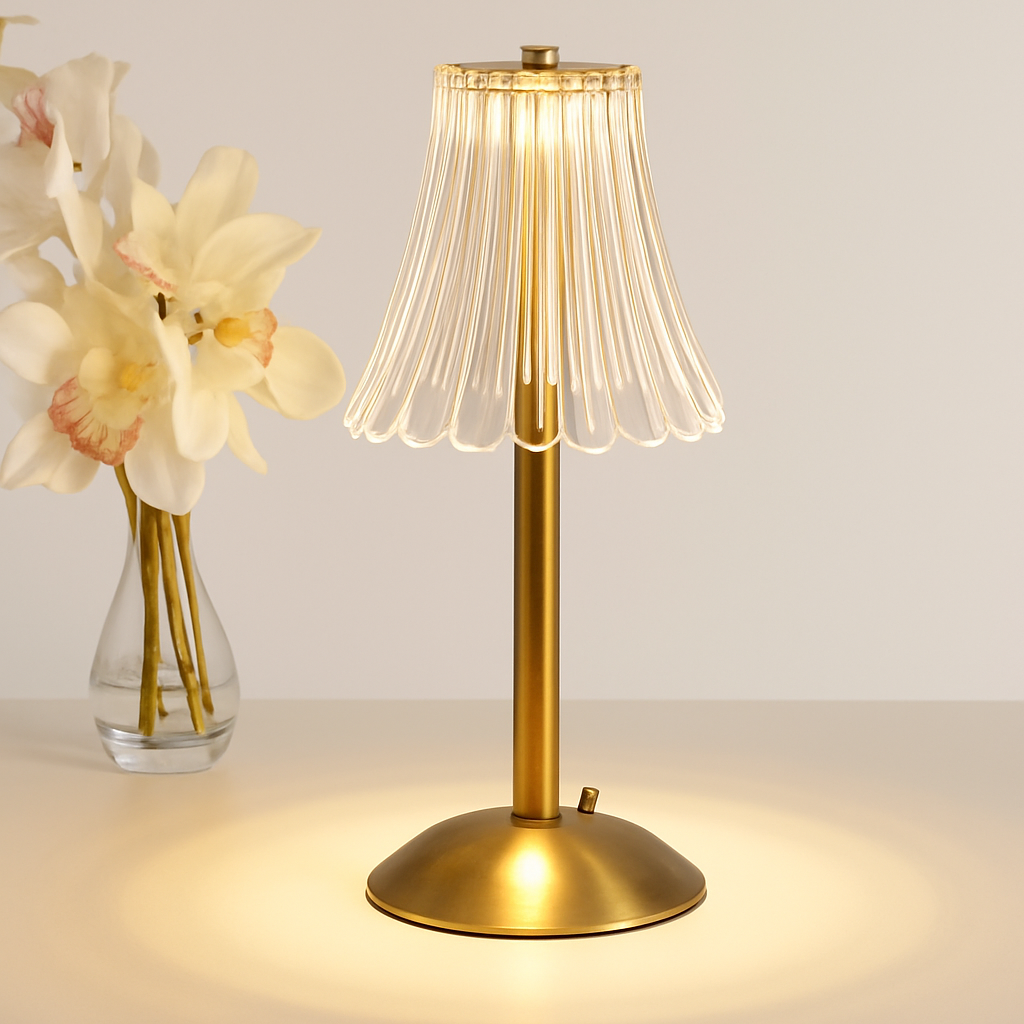 lampe à poser led tactile rechargeable sans fil pour lecture et détente - vue 7 sur 9