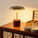 lampe à poser rétro design art déco en laiton et verre