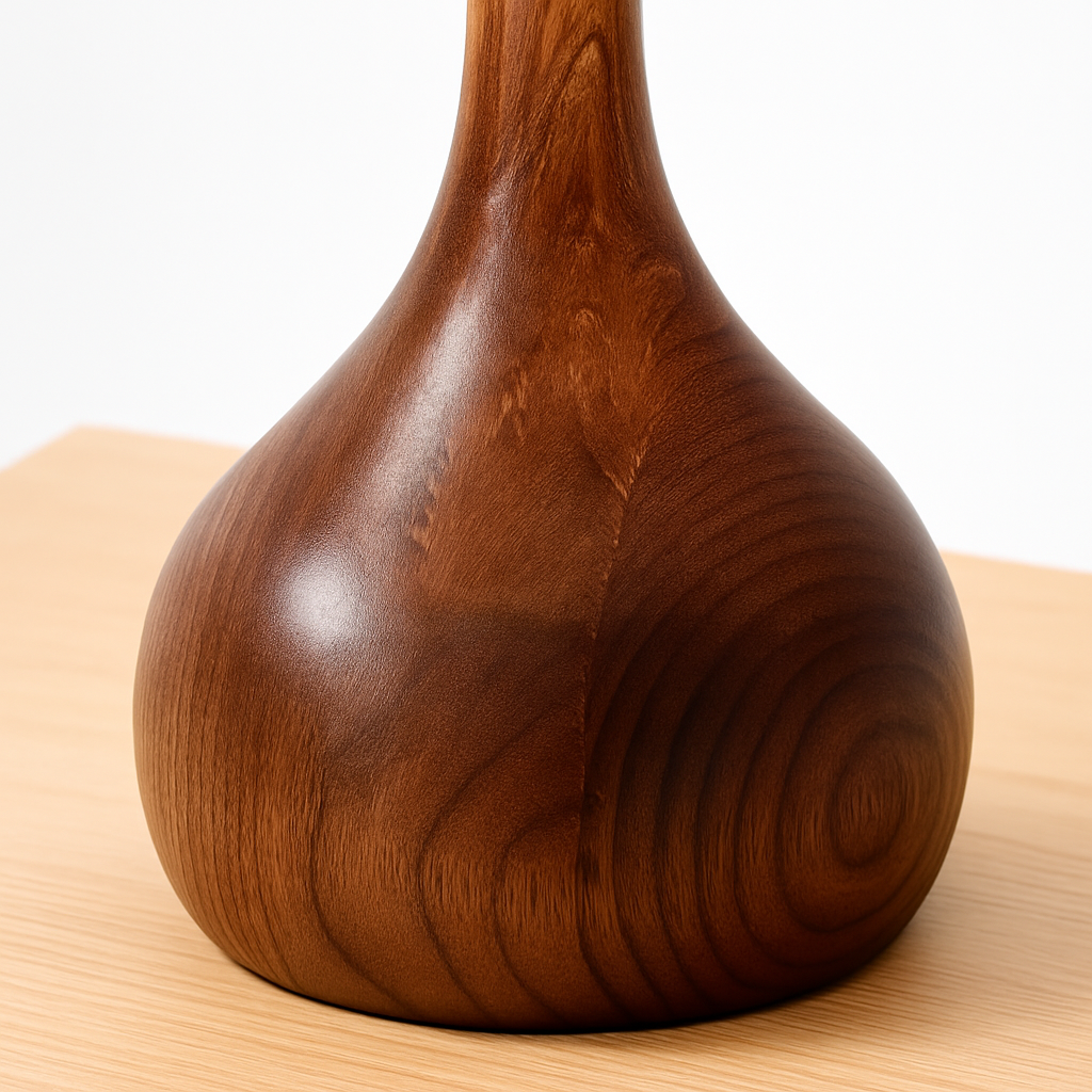 lampe à poser rétro design art déco en laiton et verre - vue 7 sur 9