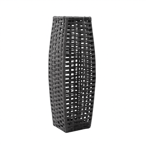 lampe solaire en rotin pour extérieur et jardin - vue 8 sur 8
