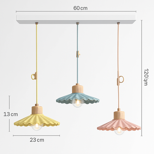Lampe suspension simple LED nordique