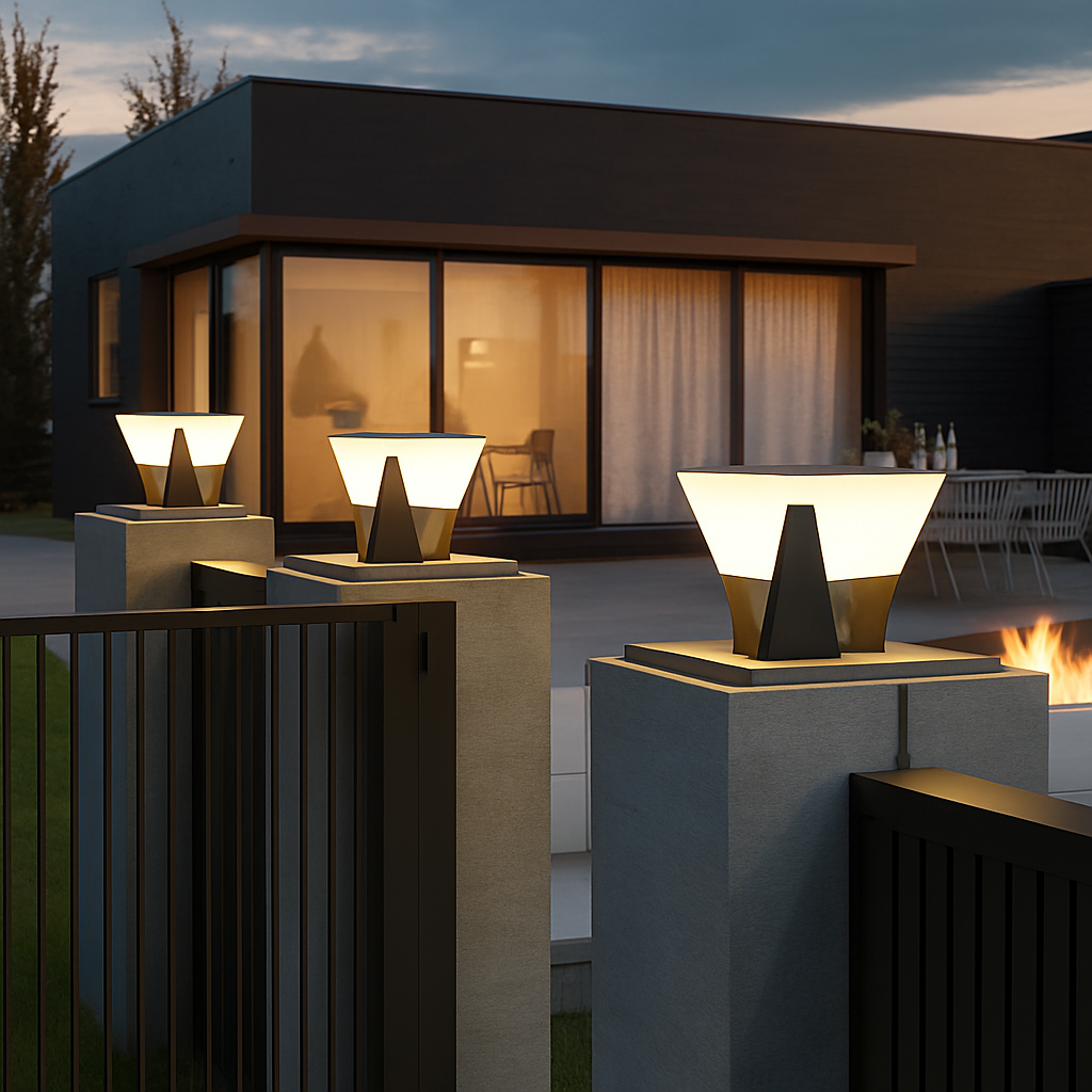 lampes solaires à led pour jardin et décoration extérieure - vue 5 sur 9