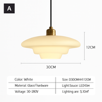 lampes suspendues led modernes art décoratif nordique crème