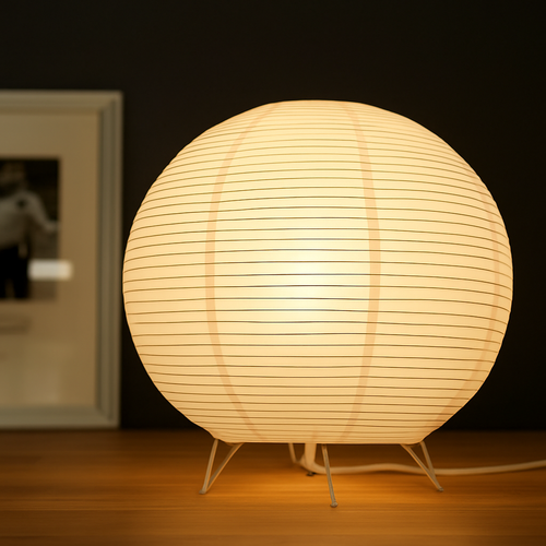 Lanterne en papier nordique lampe de Table Style japonais moderne salon bureau chambre chevet LED éclairage de nuit décor