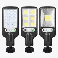 LED lumières solaires extérieures 30/72COB cour étanche applique capteur de mouvement jardin terrasse porte de Garage lampadaire