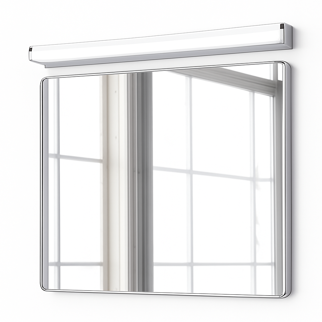 Led miroir lumière moderne salle de bain lampe appliques 42/62/72/120cm acier inoxydable AC85-265V noir blanc appliques LED apliques - vue 4 sur 9