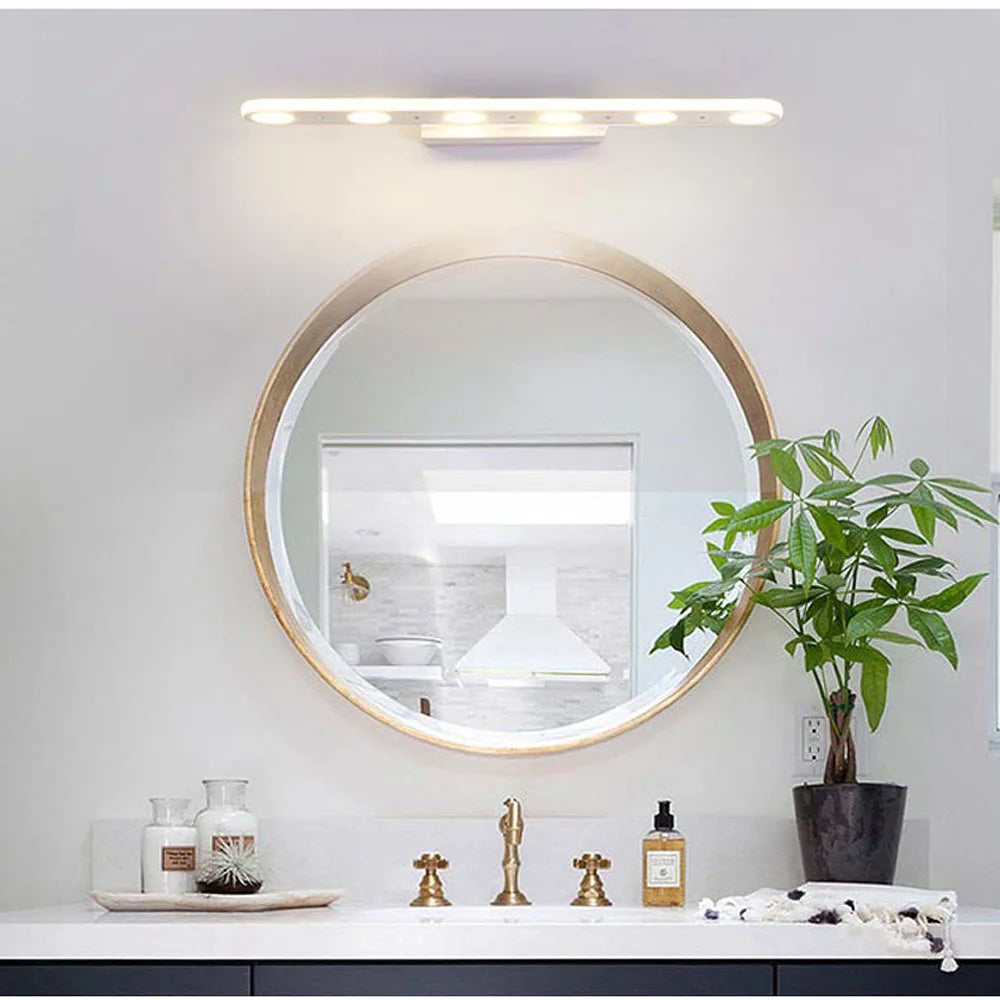 Applique murale led lampe miroir avant lumière 10w 15w simple moderne ...