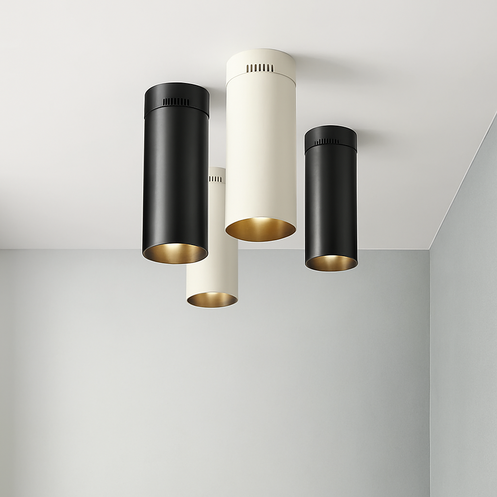 Les Downlights LED COB montés en Surface pliables et rotatifs à 360 ° plafonniers LED 10W15W20W lampes LED éclairage de fond - vue 3 sur 6