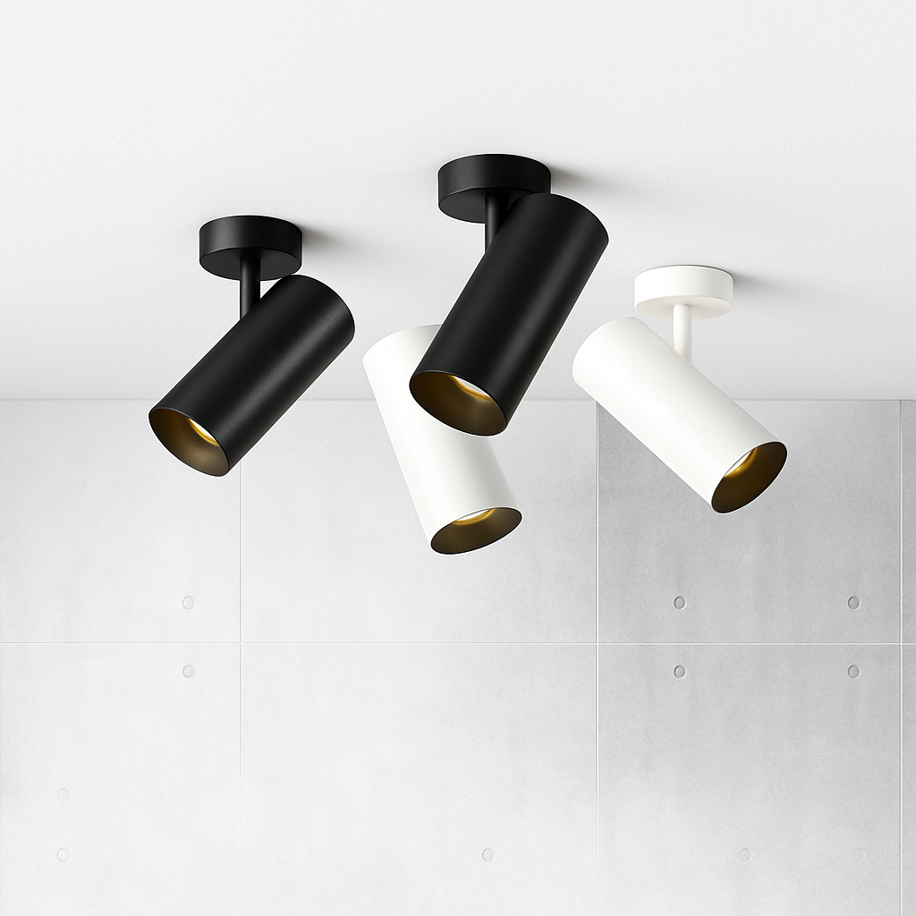 Les Downlights LED COB montés en Surface pliables et rotatifs à 360 ° plafonniers LED 10W15W20W lampes LED éclairage de fond - vue 4 sur 6