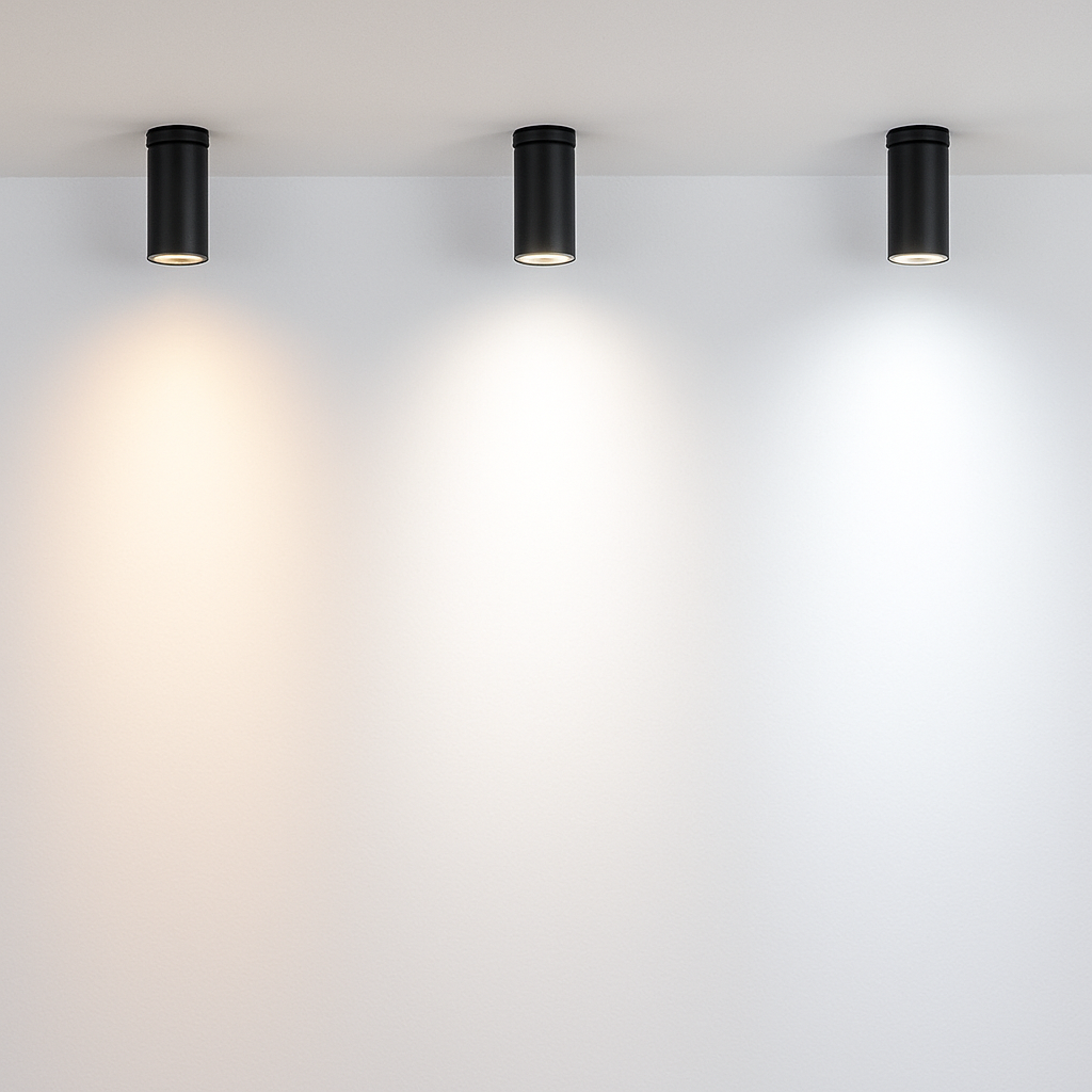 Les Downlights LED COB montés en Surface pliables et rotatifs à 360 ° plafonniers LED 10W15W20W lampes LED éclairage de fond - vue 6 sur 6