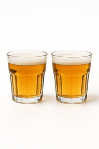 Lot 2 petits verres cocktail shot design epure