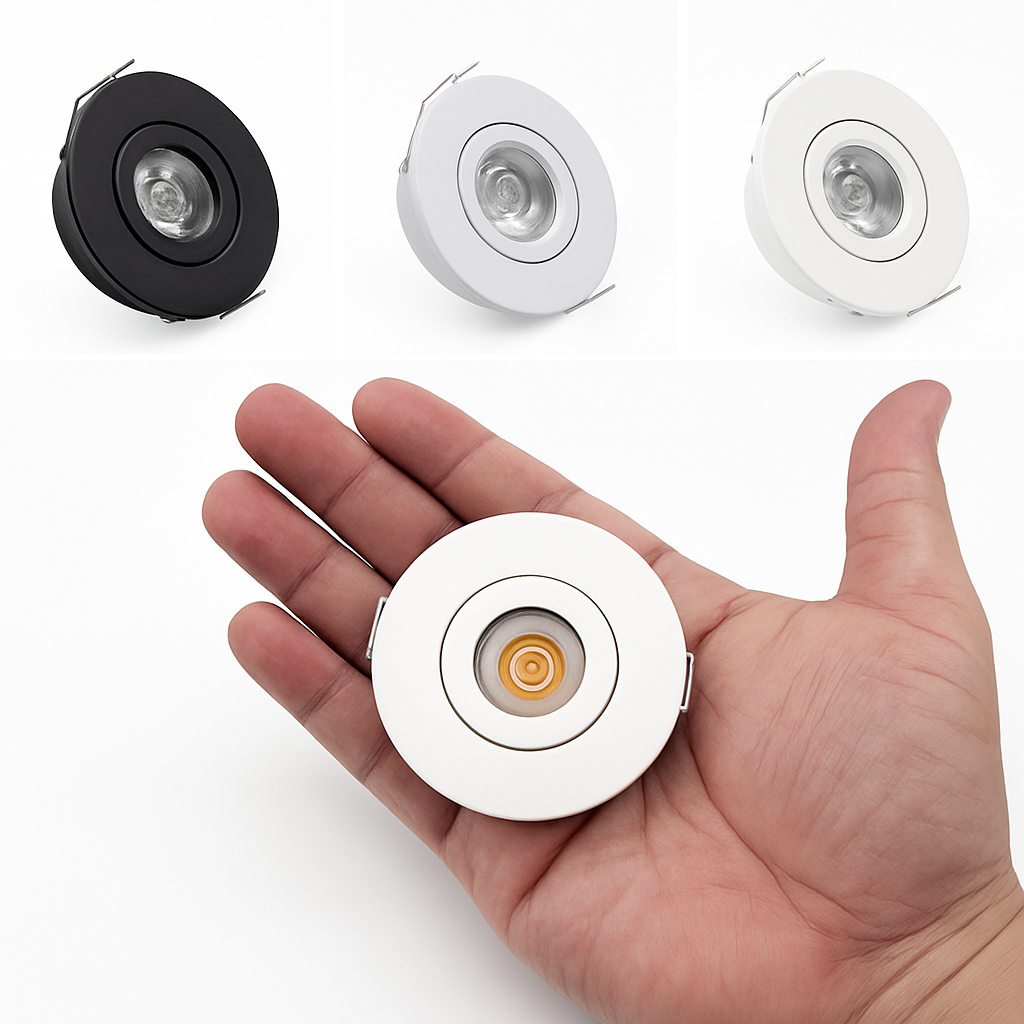 lot de 10 mini spots led intégrés réglables - vue 9 sur 9