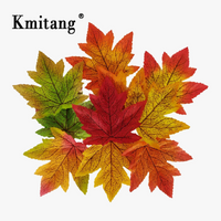 lot de 100 feuilles d'érable artificielles pour décorations festives