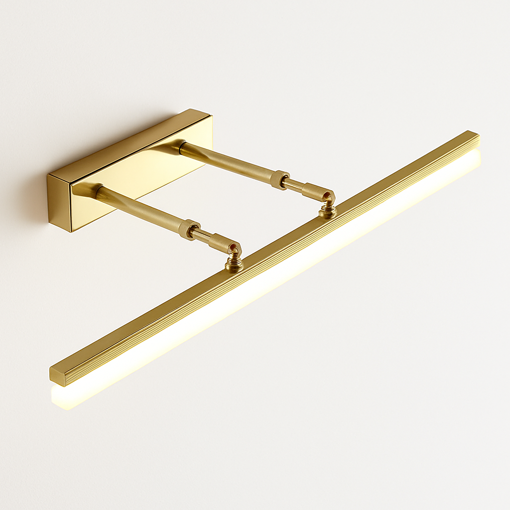 lumière de vanité led rétractable pour maquillage et miroir
