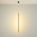 Luminaires suspendus LED modernes pour chambre à coucher chevet lecture lampe suspendue salon Bar café décor noir lustre plus long