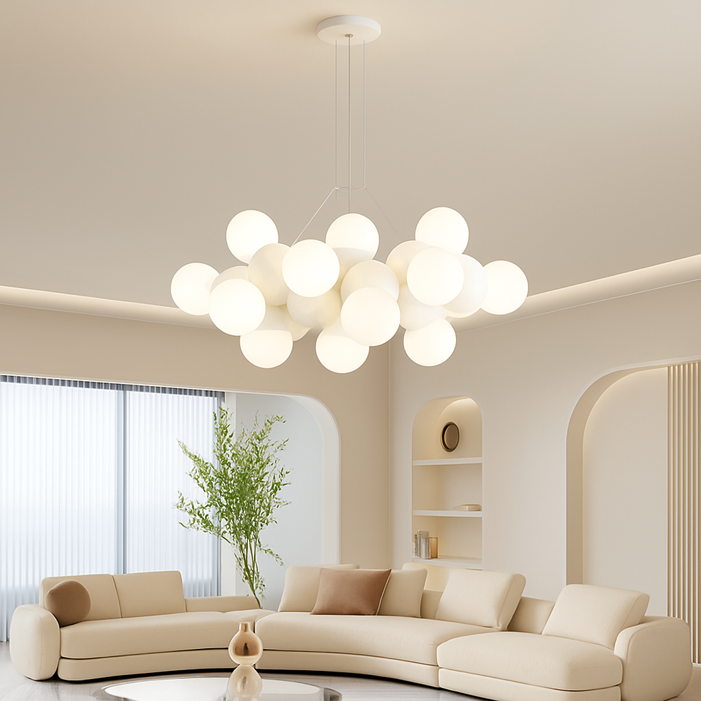 lustre 2023 style design italien pour restaurant - vue 3 sur 12