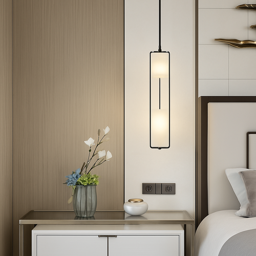lustre art déco en verre et métal pour intérieur moderne - vue 2 sur 12