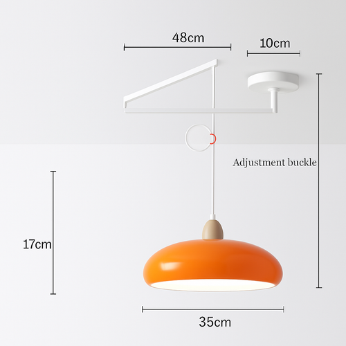 lustre à bras long rotatif réglable moderne pliable et rétractable - vue 18 sur 22