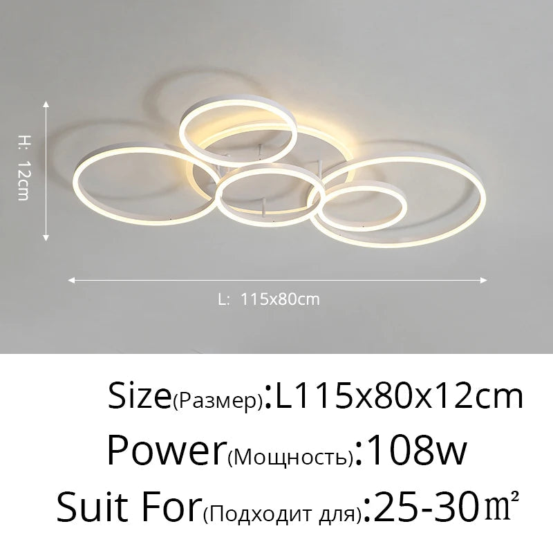NETTLIFE Plafonnier LED 4 spots noir GU10 orientables à 350°, lampe moderne pour couloir salon